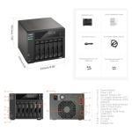 Asustor Lockerstor 6 Gen2 NAS with 6 Bays