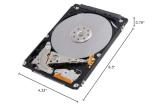 Toshiba 2.5" 1TB Hard Drive, 5400 RPM