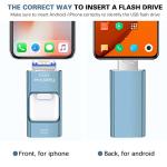 256GB 4-in-1 Flash Drive for iPhone & Android