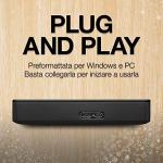 Seagate 5TB Portable External Hard Drive - Black