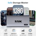 SSK 128GB Portable SSD with 550MB/s Speed