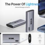 SSK 128GB Portable SSD with 550MB/s Speed