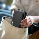 ProCase Hard Drive Case for Canvio Basics Western Digital WD Elements My Passport Seagate Portable Backup Plus Slim 1TB 2TB 3TB 4TB USB 2.5, Portable External Case for 2 Hard Drives -Black