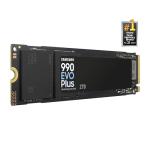 Samsung 990 EVO Plus SSD 2TB, PCIe Gen 4x4, Gen 5x2 M.2 2280, Speeds Up-to 7,250 MB/s, Upgrade Storage for PC/Laptops, HMB Technology and Intelligent Turbowrite 2.0, (MZ-V9S2T0B/AM)
