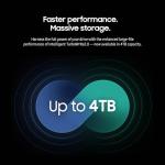 Samsung 990 EVO Plus SSD 2TB, PCIe Gen 4x4, Gen 5x2 M.2 2280, Speeds Up-to 7,250 MB/s, Upgrade Storage for PC/Laptops, HMB Technology and Intelligent Turbowrite 2.0, (MZ-V9S2T0B/AM)