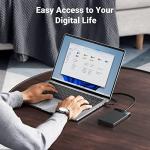 UGREEN 2.5" Hard Drive Enclosure USB C 3.1 Gen 2 to SATA III 6Gbps for SSD HDD 9.5 7mm External Hard Drive Disk Case with UASP Compatible with WD Seagate Toshiba Samsung Hitachi PS4 Xbox Router