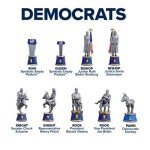 Collector's Edition Political Chess Set: Democrats vs. Republicans