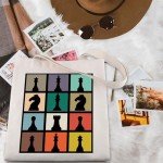 Stylish Chess Pieces Tote Bag for Players
