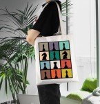 Stylish Chess Pieces Tote Bag for Players