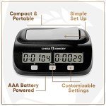 Digital Chess Clock with Tournament and Bonus Features