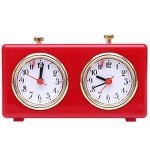 Wind-Up Retro Chess Clock - Easy-Read Dials