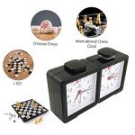 Geevorks Quartz Analog Chess Clock for Board Games