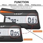 Digital Chess Clock with Bonus Features - Black/Orange