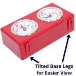 Wind-Up Retro Chess Clock - Easy-Read Dials