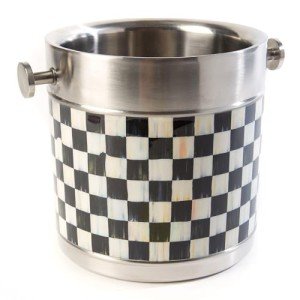 MACKENZIE-CHILDS Black and White Ice Bucket