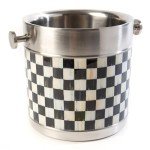 MACKENZIE-CHILDS Black and White Ice Bucket