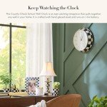 MACKENZIE-CHILDS Black-and-White Decorative Wall Clock