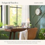 MACKENZIE-CHILDS Black-and-White Decorative Wall Clock