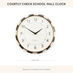 MACKENZIE-CHILDS Black-and-White Decorative Wall Clock