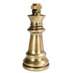 Majestic King and Queen Chess Figurines Set