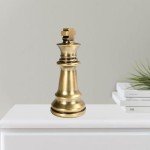 Majestic King and Queen Chess Figurines Set