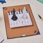 Rykamia Chess Pop-Up Birthday Card with Envelope