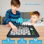 LED Electronic Chess Board for Beginners & Lovers