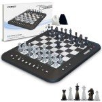 Smart Electronic Chess Set with LED & Magnetic Pieces