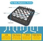Smart Electronic Chess Set with LED & Magnetic Pieces
