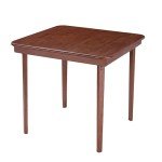 Classic Solid Wood Folding Card Table - Cherry