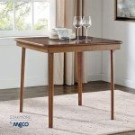 Classic Solid Wood Folding Card Table - Cherry