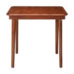 Classic Solid Wood Folding Card Table - Cherry