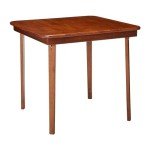 Classic Solid Wood Folding Card Table - Cherry