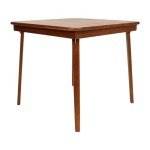 Classic Solid Wood Folding Card Table - Cherry