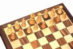 Handmade Magnetic Rosewood Chess Set and Table