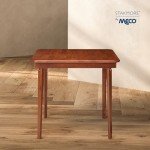 Classic Folding Card Table with Fruitwood Frame