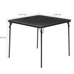 VECELO 34'' Folding Chess Table - Portable Design