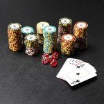 VECELO 34'' Folding Chess Table - Portable Design