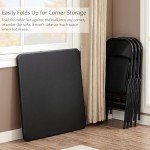 VECELO 34'' Folding Chess Table - Portable Design