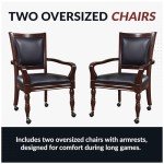 Hathaway 3-in-1 Chess, Checkers & Backgammon Table Set