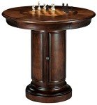 Howard Miller Ithaca Wooden Pub Table & Chess Set