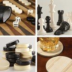 Howard Miller Ithaca Wooden Pub Table & Chess Set