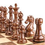 AMEROUS High Polymer Weighted Chess Pieces Set