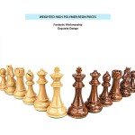 AMEROUS High Polymer Weighted Chess Pieces Set