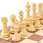 AMEROUS High Polymer Weighted Chess Pieces Set