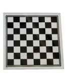 Elegant Black and Clear Glass Chess Set