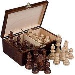 Staunton No. 6 Chess Pieces with Wooden Box