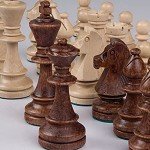 Staunton No. 6 Chess Pieces with Wooden Box