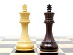 Ringy Rosewood/Boxwood Triple Weighted Chess Set