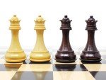 Ringy Rosewood/Boxwood Triple Weighted Chess Set